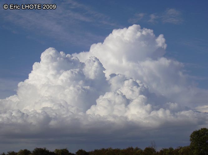 Gros nuage d'orage
